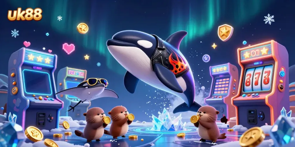 uk88 attracts players with exciting 3D games and colorful visuals of casinos.