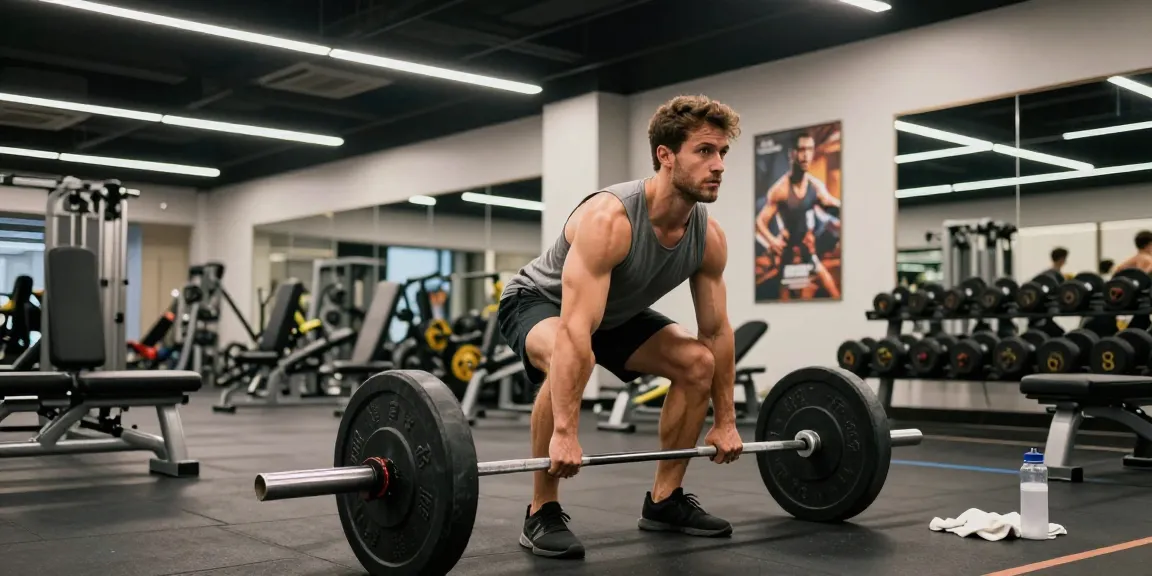 Sportler beim Anabolika kaufen für verbessertes Muskelaufbau im Fitnessstudio