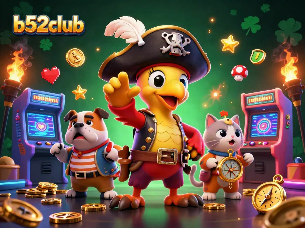 Engage with the thrilling b52club casino experience featuring vibrant characters and dynamic gaming elements.