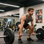 Sportler beim Anabolika kaufen für verbessertes Muskelaufbau im Fitnessstudio